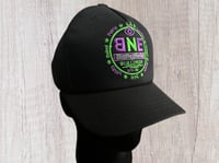 Image 2 of BNE WorldWide Hat 🌍 (purple and green) 