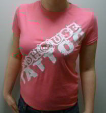 Image of Ladies Pink Madhouse T shirt