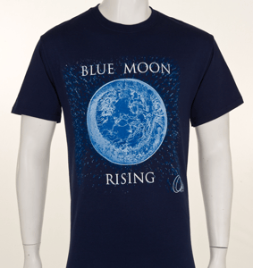Image of Blue Moon Rising T-Shirt (Navy)