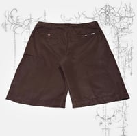 Image 2 of (34) vintage rusty brown baggy shorts