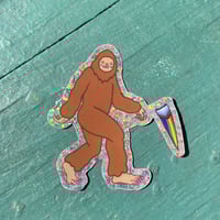 gay bigfoot sticker