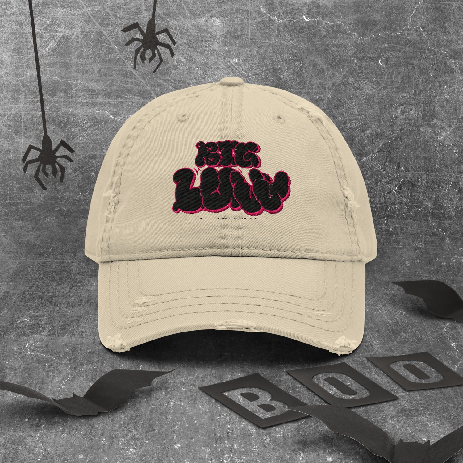 Image of Distressed BL Dad Hat 