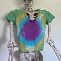Image 2 of tie dye crop top (XS) 