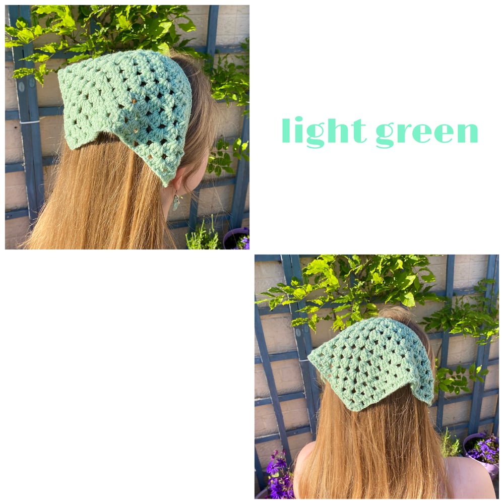 Image of Crochet Bandana