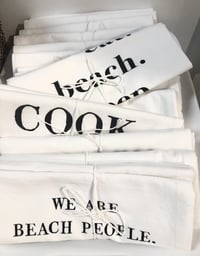 Image 2 of 100% Cotton Tea Towel-WE ARE BEACH PEOPLE