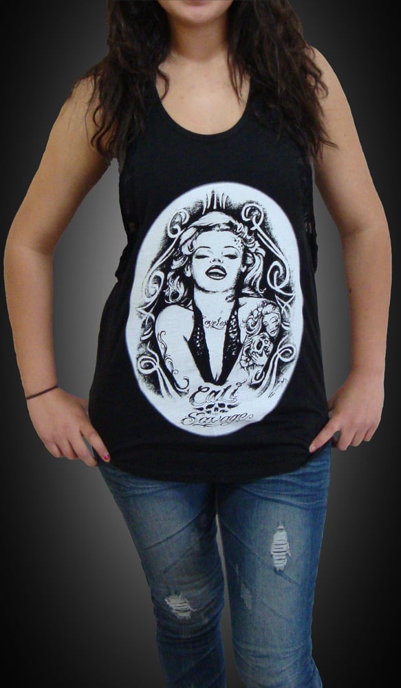 Image of Ladies - Marilyn lace A line tank