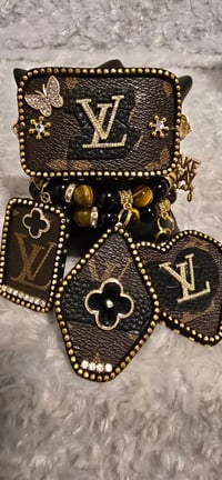 Image 6 of Black & Classic Brown Crocs w/ Bracelet Stack