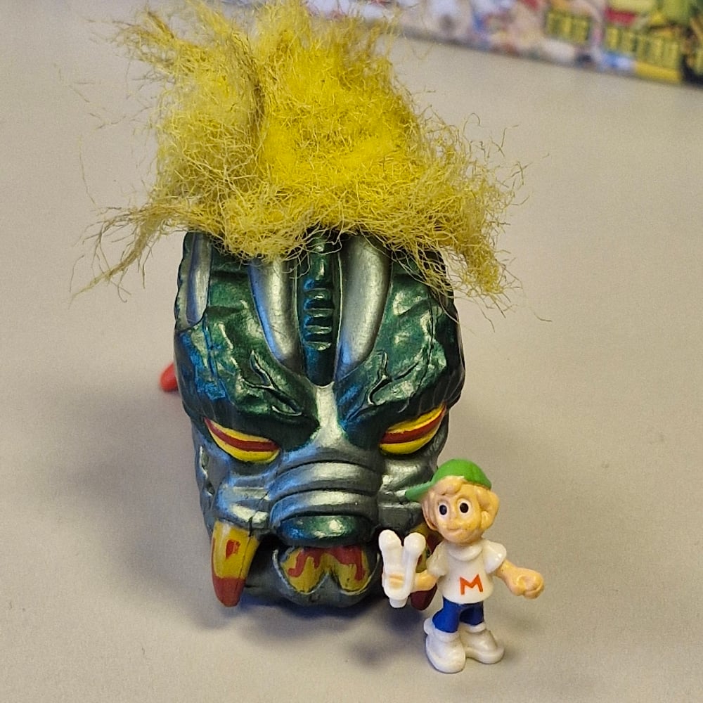 Vintage 90s Mighty Max Dread Heads – Scalps Anthrax 9 – Bluebird