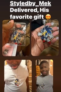 Image 3 of Icy Sonic pendant