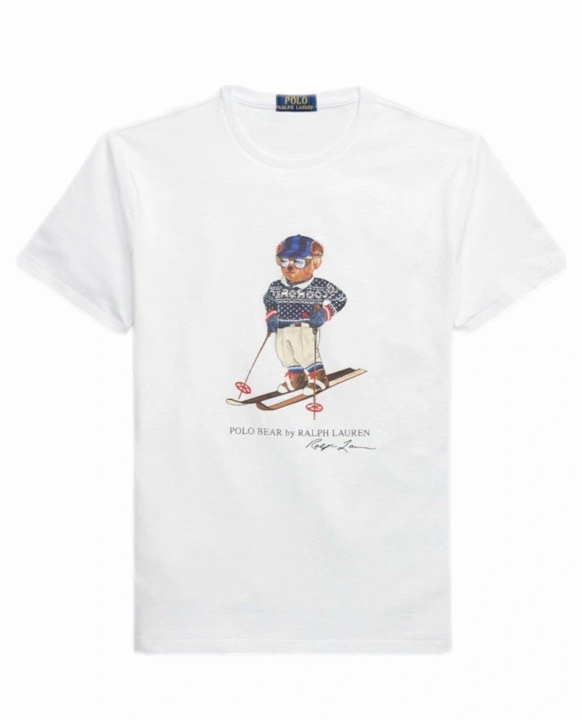Polo ski bear ss t-shirt 026 white Sparkway