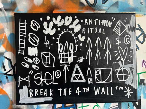 Image of ‘Break the 4th wall/ anti ritual’ original artwork 