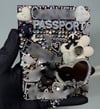 Black Junk Passport Cover Case