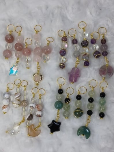 Image of Crystal loc jewelry 