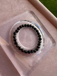 Image 2 of Silver Obsidian 银曜石手链