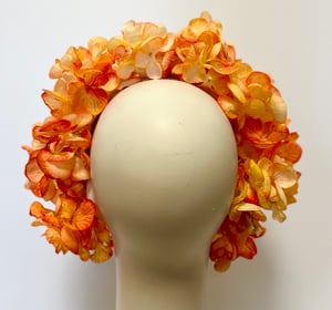 Image of Orange/yellow flower halo