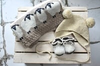 Image 2 of Bramble the Sheep - Baby/Toddler Blanket - Made in Ireland