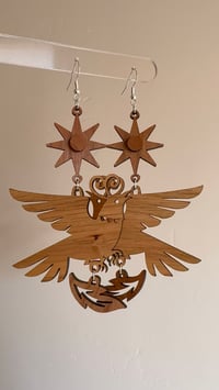 Image 2 of Star Bird Earrings