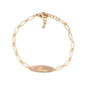 Bracelet gourmette Connasse - Felicie Aussi