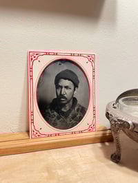 Image 5 of Screen Printed Card Frame for 4x5” Tintypes