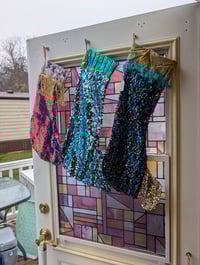 Image 2 of Unique Sequin Scrap Stocking