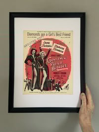 Image 6 of Diamonds are a Girl's Best Friend from Gentlemen Prefer Blondes, framed 1953 vintage sheet music