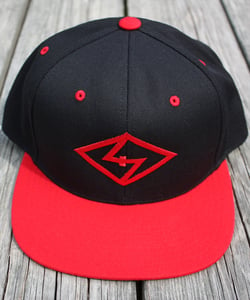 Image of FTS Diamond Snapback (Blk/Red)