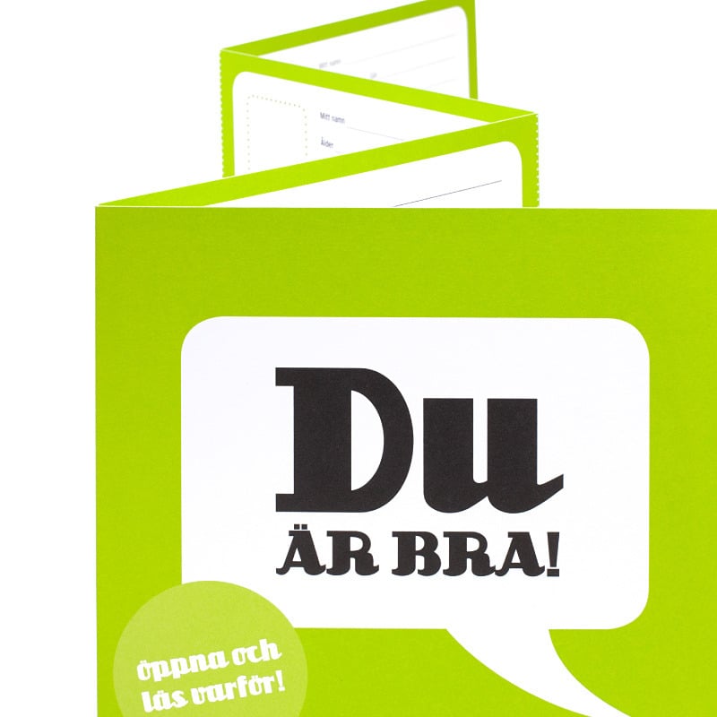 Image of Du är bra-kort