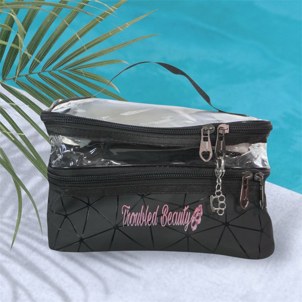 Image of Troubled Travel Makeup Bag