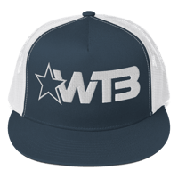 Image 5 of WTB White Logo Trucker Hat