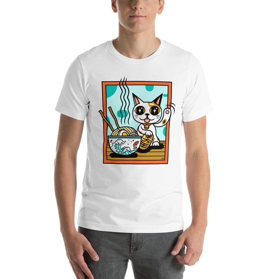 Image of Ramen Cat Short-Sleeve Unisex T-Shirt