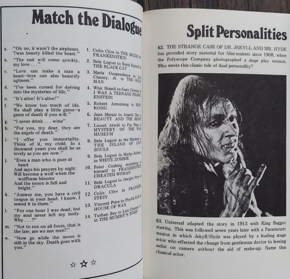 Monster Movie Game, by John Stanley and Mal Whyte