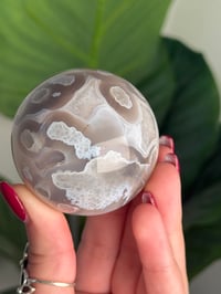 Image 2 of MOZAMBIQUE SWAZI AGATE SPHERE I