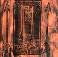 Image 3 of 'O Death' Blockprinted Bleached Tee Oneshot - Size 2XL