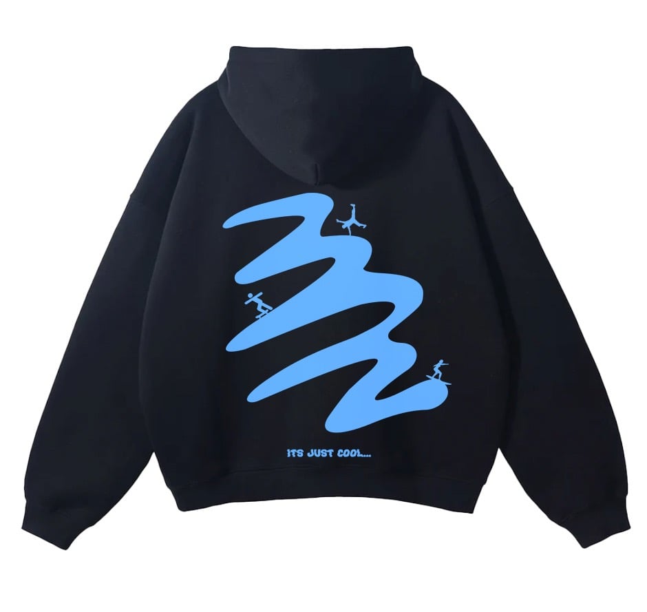 Image of Oversized Black hoodie 
