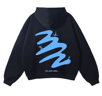 Image 1 of Oversized Black hoodie 