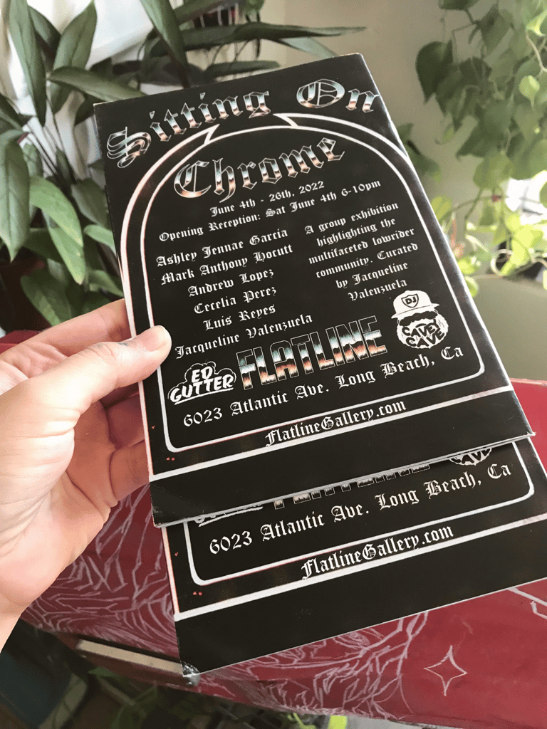 Sitting on Chrome Zine (DAMAGED)