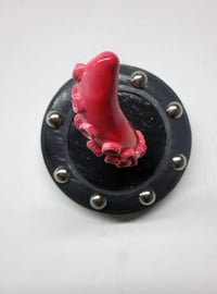 Image 1 of Red and Black Tentacle Jewelry Holder