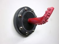 Image 3 of Red and Black Tentacle Jewelry Holder