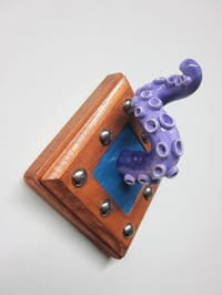 Image 2 of Purple Tentacle on Diamond Base Jewelry Holder