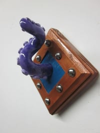 Image 3 of Purple Tentacle on Diamond Base Jewelry Holder