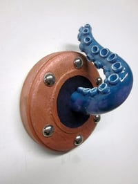 Image 3 of Blue and Purple tentacle jewelry holder