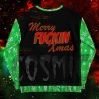Image 2 of Xmas Shaggy all over print Sweatshirt 