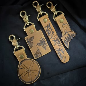 Maine Leather Key Fob