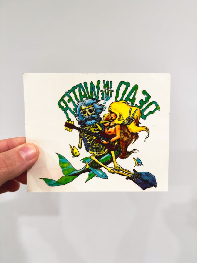 Grateful Dead 90s Dead in the Water 5" Window Sticker