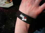 Image of NeverThought "Blood on my Hands" Bracelet