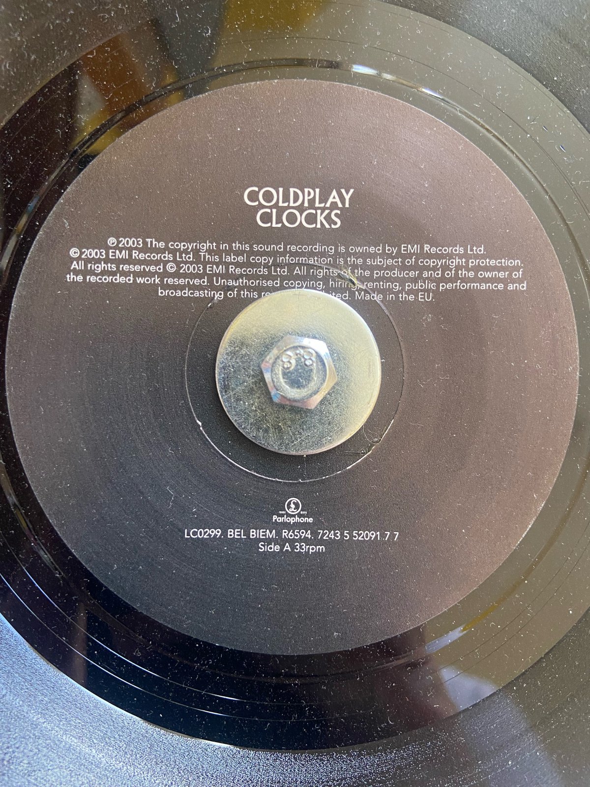 Coldplay : Clocks, framed 7