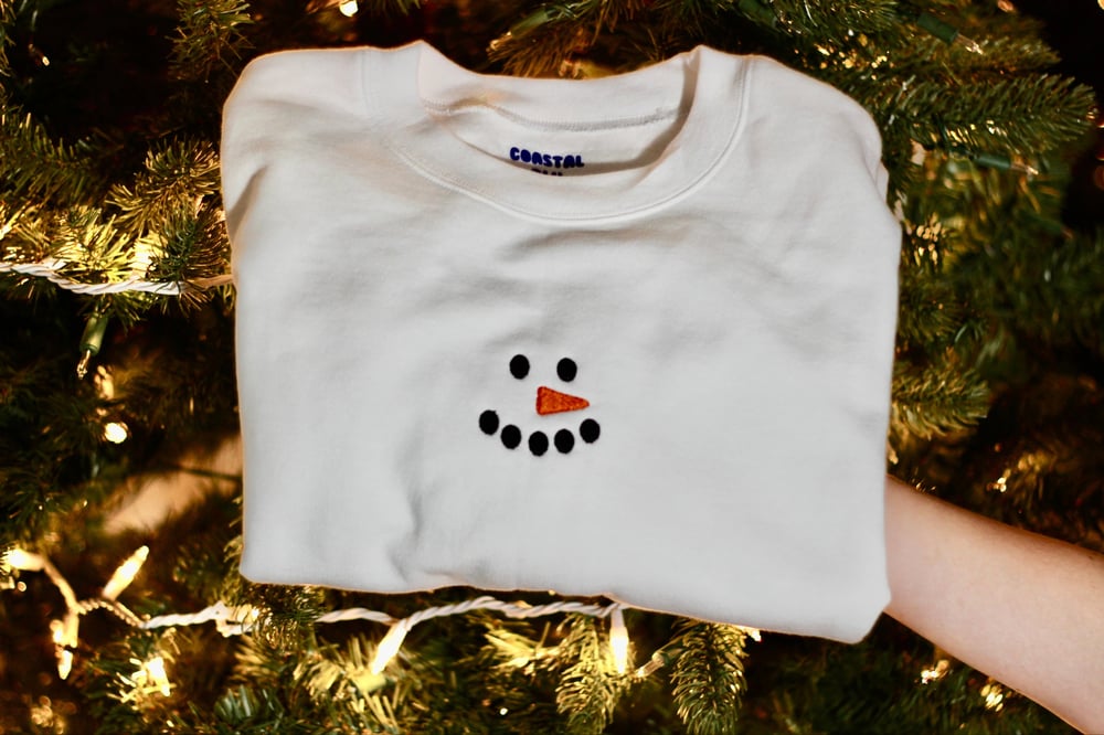 Image of Snowman Face Crewneck