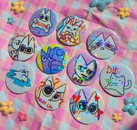 Pixel Cat Buttons