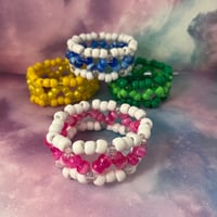 Image 2 of Random Zig Zag Kandi Cuff Bracele