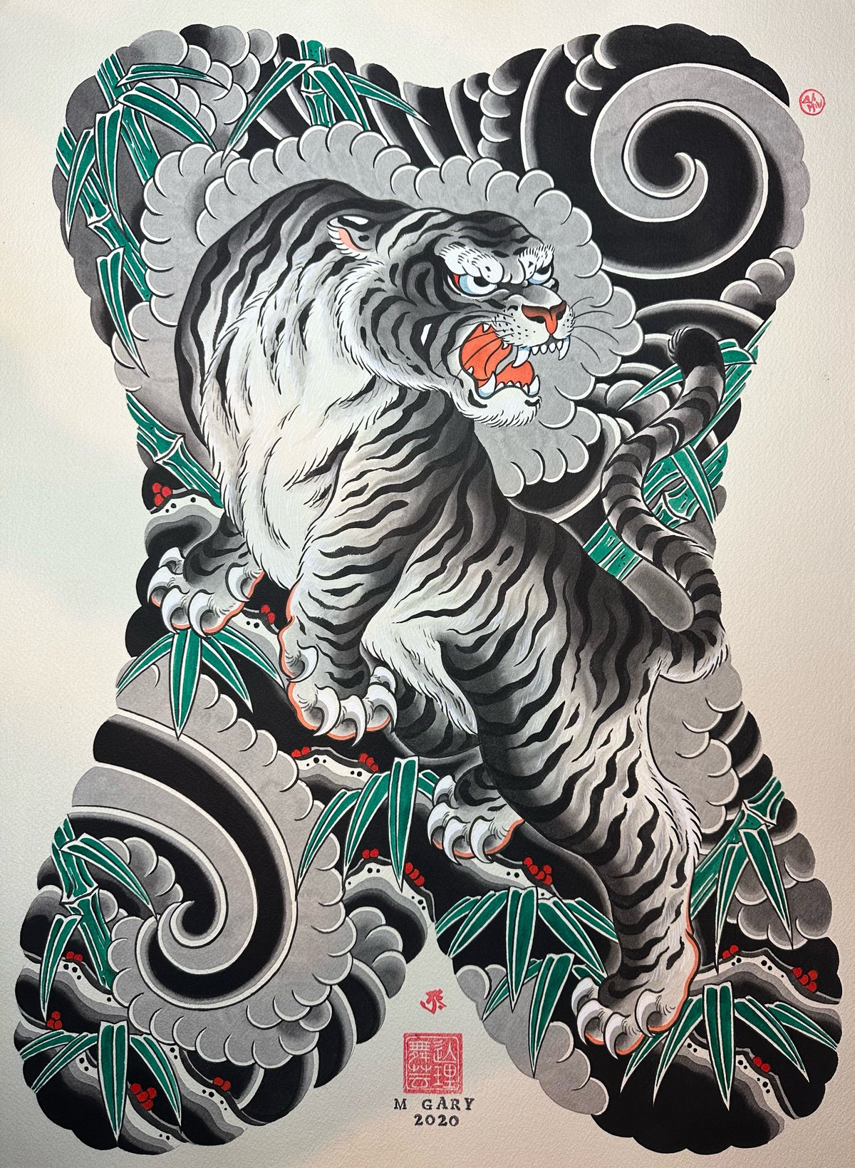 Image of Original Painting Tiger 